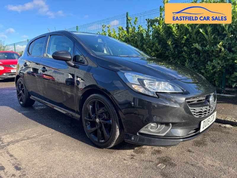 2019 Vauxhall Corsa 1.4i ecoTEC SRi VX Line Nav Black Hatchback 5dr Petrol Manual Euro 6 90 ps